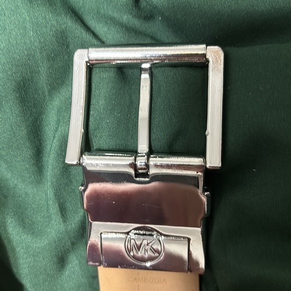 MICHAEL Michael Kors White and Brown Belt - Picture 3 of 4